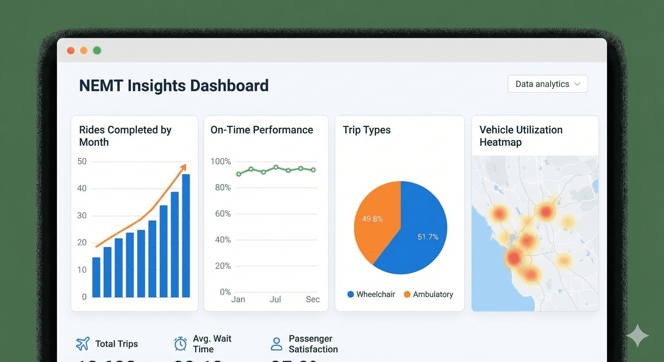 GoRide Analytics dashboard